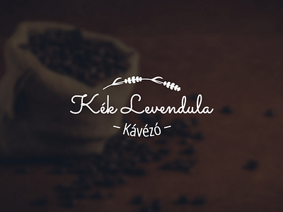 Blue Lavender Cafe branding cafe design graphic logo logodesign