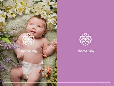 Daily Logo Day 46 baby bloom branding branding identity daily daily challenge daily logo dailylogochallenge day 46 design identity design logo logo design vector