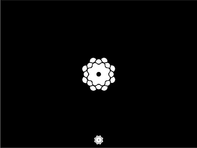 Bicycle Gear bicycle bike black daily design dlc graphic icon logo minimal white