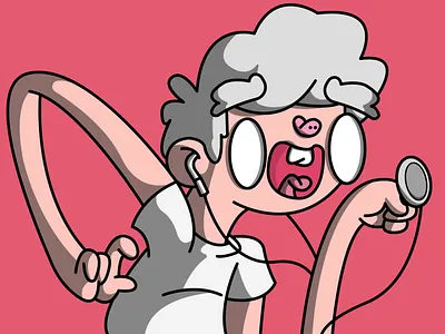 Young Doc design doc doctor illustration medic pink vector