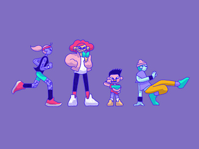 accident waiting to happen 2d character design cool kids watch out now