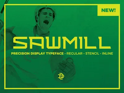 Sawmill Athletic Display athletic display font display type font sports type