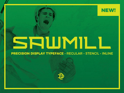 Sawmill Athletic Display athletic display font display type font sports type