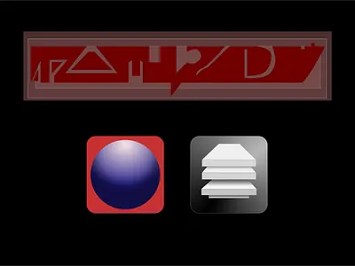 Icons and Geometry design icon logo sketch