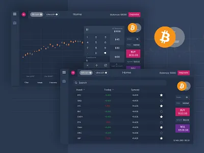 Bitcoin App android app design application application design best ui bitcoin bitcoin bots bitcoin exchange bitcoin services bitcoins dashboard design icon illustration ios ios 11 meterial design ui ui design uiux ux