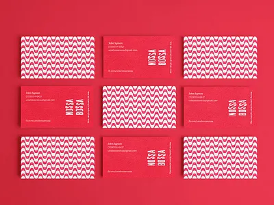 NossaBossa identity brand identity logo red rio de janeiro
