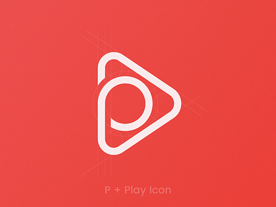 Playback Pictures brand branding branding agency icon illustration letter p lettering logo logomark play play button play icon play logo