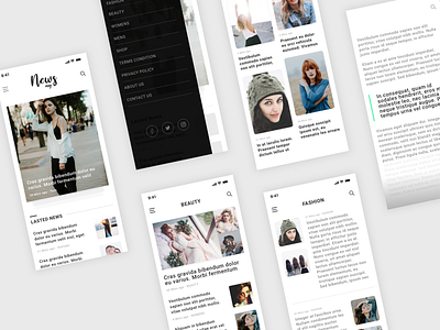 News Mag adobe xd app clean clean creative clean app clean app design design magazine magazine app magazine design minimal app news news app ui ux