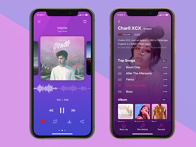 Glare | 音乐播放器 app icon ps ui 设计