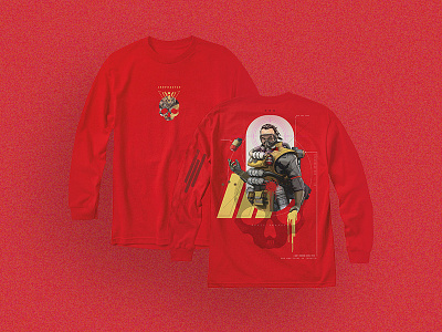APEX Legends : General Merch 3d advertising animated animation apexlegends apparel brand branding campaign design caustic design game icon illustration logo marketing merchandise print typography vector