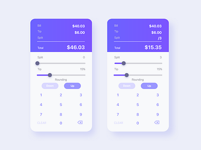 Daily UI #004 004 calculator dailychallenge dailyui 004 ui