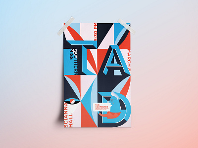 Tad Carpenter Lecture Poster department design illustration design poster design shape design