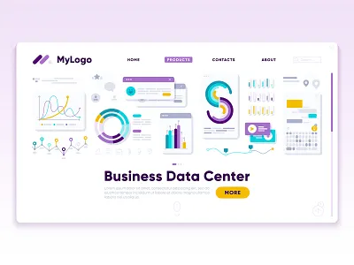 UI/UX design Interface & diagrams big data business chat creative data diagrams digital graph icon illustration location app logo messenger pin search site template ui ui ux web