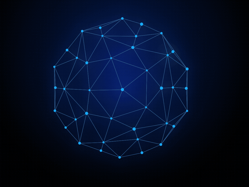 Sphere Animation after effect animation connecting dots network spheres