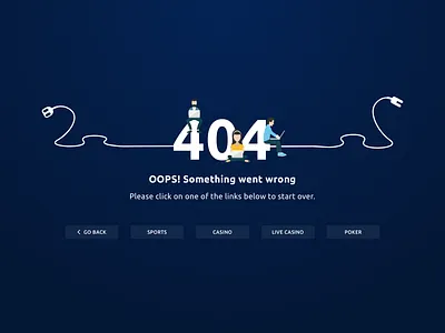 Error 404 404 404 error 404 page art betting blue casino design dribbble error follow font graphic graphic design illustation likeness likes minimal sport book ui