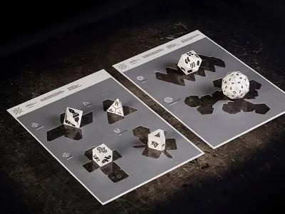 ODSK — Orden der Schwarzen Kunst — 02 branding design dice diploma game generate identity illustrator logo logo a day minimal pride product product branding type