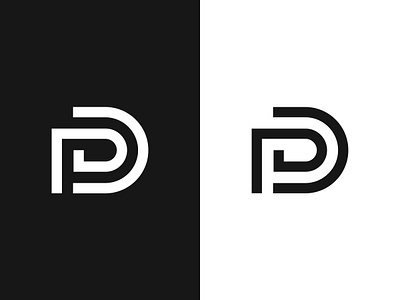D Logo app branding color design designer designer logo dribbble flat icon illustration illustrator letter logo minimal type ui ux vector