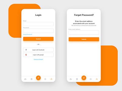 Login - Forgot password typography ui ux