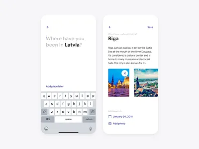 Worldwide 2 app edit flat interface iphone minimal minimal app design photos travel ui ux white