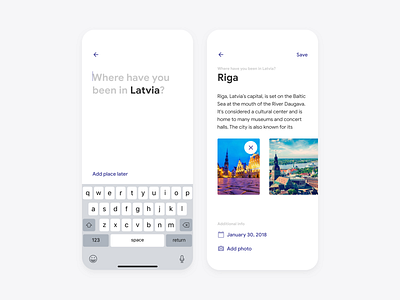 Worldwide 2 app edit flat interface iphone minimal minimal app design photos travel ui ux white