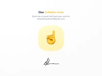 🎟 Dribbble Invite Giveaway 🎟 color contest design dribbble emoji free freebie giveaway illustration invitation invite invite giveaway yellow