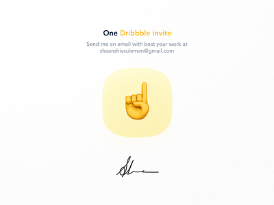 🎟 Dribbble Invite Giveaway 🎟 color contest design dribbble emoji free freebie giveaway illustration invitation invite invite giveaway yellow