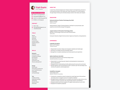 Resume cv cv design resume resume design