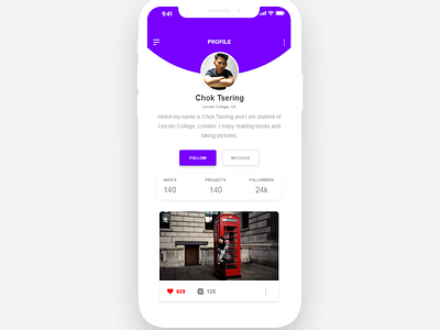 A Profile page app checkout page design flat illustration login page ui uidesign uiuxdesign uiuxdesigner ux uxui design