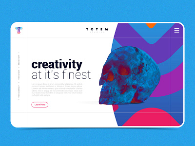 Totem Website Design brand branding cajva identity landing page ux web webdesign website