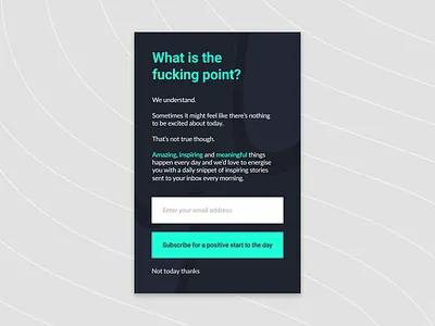 Subscribe Modal daily 100 daily 100 challenge dailyui subscribe