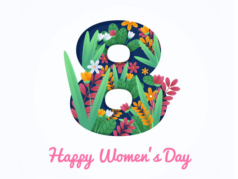 Example of Happy Women's Day