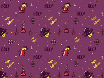 Halloween Pattern halloween illustration pattern seamless pattern vector