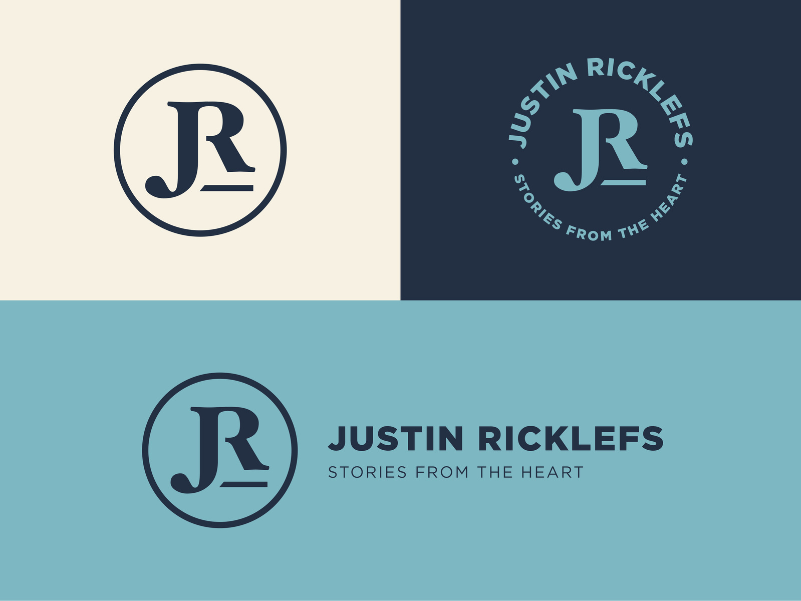 Example of Justin Ricklefs Personal Logo