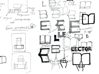 LECTOR - Maquinario, logo process 3dprint branding design digitalfabrication graphic design illustration industrialdesign logo package packagingdesign process productdesign prototype sketch sketching typography