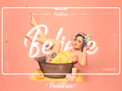 PuntoRosa design moda ui user experience ux web web design