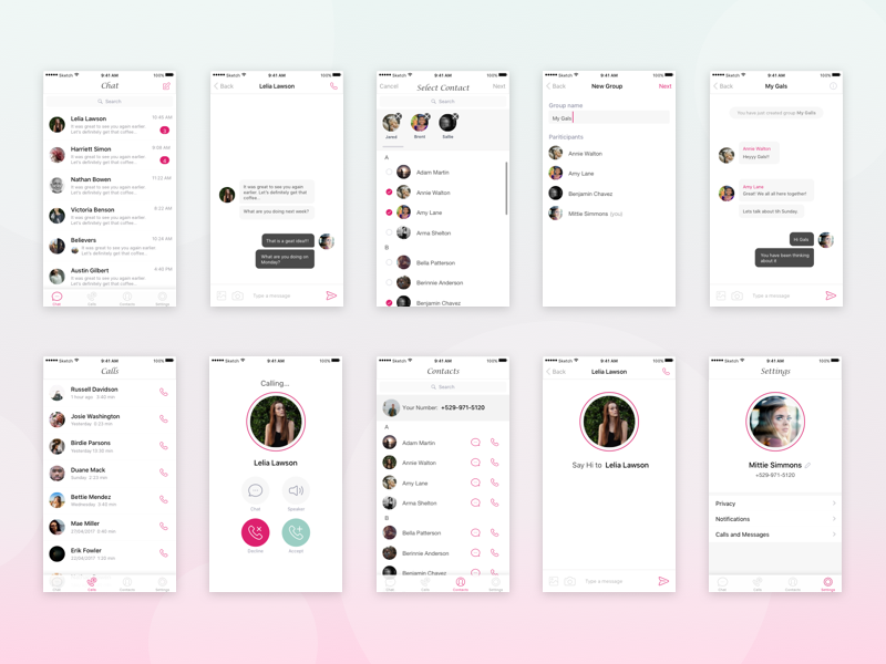 Example of Mobile Chat