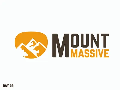 Daily Logo Challenge 08/50 daily daily challenge daily logo dailylogochallenge design illustration letter logo logo massive mountain simple ski ski resort