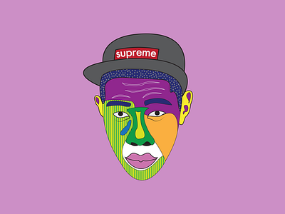 Odd Future – Tyler the Creator character graphic design hiphop illustration odd future vector vector art