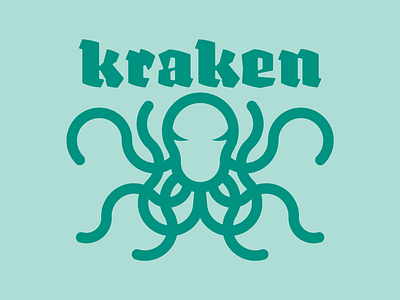 Kraken brandidentity branding flat kraken logo logodesign logodesigner logoinspirations nature ocean octopus sea teal vanguarddesignco