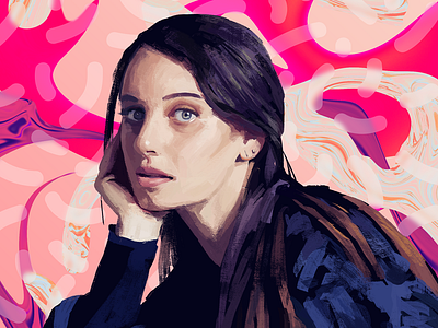 Nina Las Vegas design digital painting illustration music