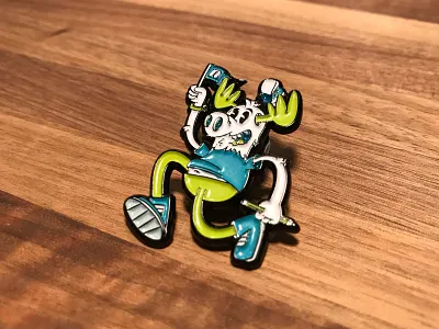 Nebo's got the Goodies aiga aigaatl atlanta enamel pin illustration nebo pin