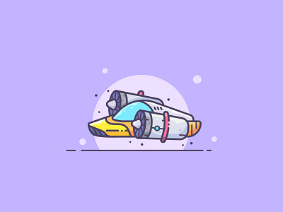 Hover Car automobile car future hover rocket space ship speeder tech