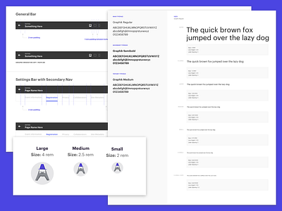 SUI Updates for Splash component library design guidelines design system