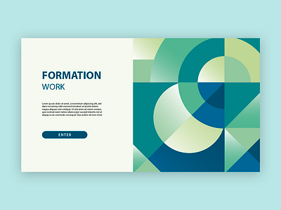 Formation Work Webpage D gradient ui ux design