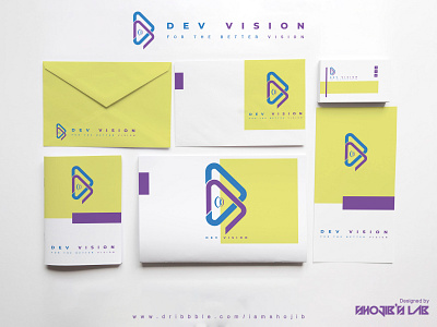 Dev Vision | Logo Design ahmed design dev dribbble logo shojib vision