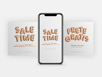 Sale time campaing LETIH art design art director brasil brazil fashion fashion brand instagram banner instagram feed layout marketing rio de janeiro stories