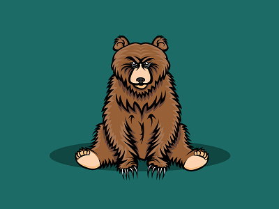 Bear Illustration ai design drawing illustration vector