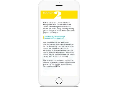 National Day Calendar- Responsive Concept App app branding design digital illustration illustration textile design ui ux vector