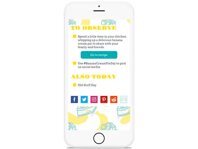 National Day Calendar- Responsive Concept App app branding design digital illustration illustration pattern design ui ux vector web