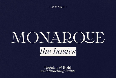 Monarque Serif - Basic Pack advertising bold serif branding classic display display serif editorial editorial font elegant font headings headline large x height legible logotype magazine monarque serif basic pack poster serif sharp serif